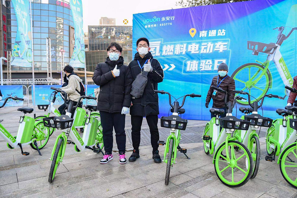 氢燃料共享单车通城“尝鲜”4